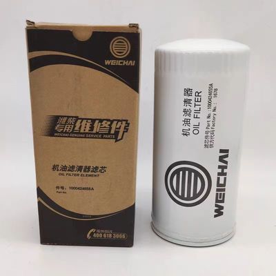 Truck Diesel Weichai Engine Oil Filter Element 1000424655 1000424655A 1000428205